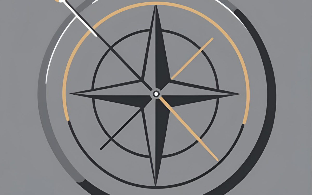 Finding my direction in the noise—a visual echo of the clarity gained through reflection.